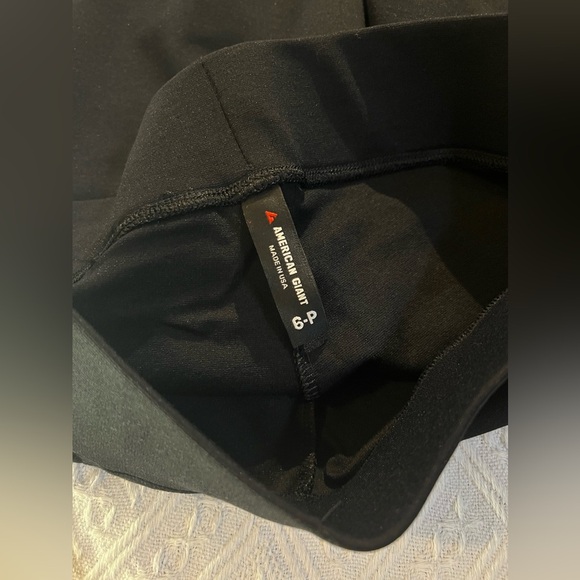 American Giant Ponte Slim Pant in “Super Black”, size 6P, NIB - Picture 6 of 12